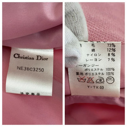 Dior Vintage Frill Pink Wool Jacket