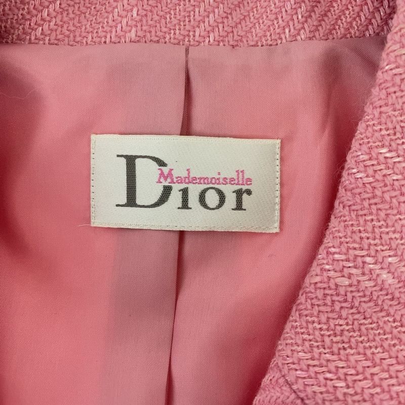 Dior Vintage Frill Pink Wool Jacket