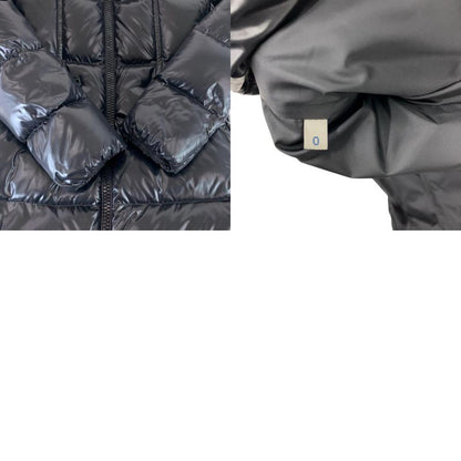 Moncler Jasminum 0 Black Nylon Giubbotto Down Jacket Coat