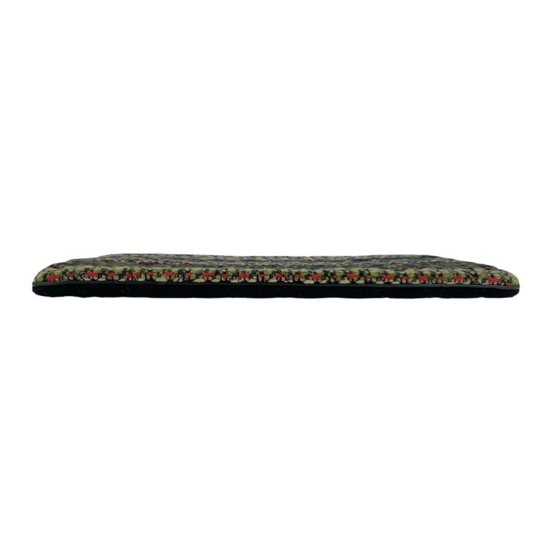 Chanel CC Logo Multicolor Black Silver Tweed Clutch