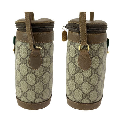 Gucci Vintage Sherry Line Beige GG Supreme Canvas 904 02 070 Shoulder Bag