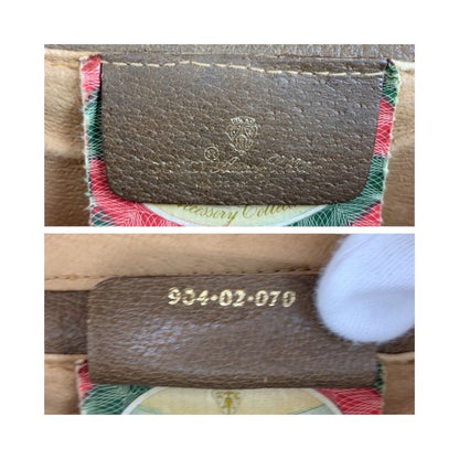 Gucci Vintage Sherry Line Beige GG Supreme Canvas 904 02 070 Shoulder Bag