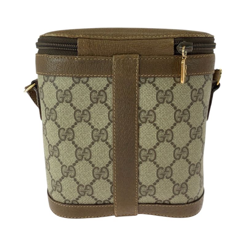 Gucci Vintage Sherry Line Beige GG Supreme Canvas 904 02 070 Shoulder Bag