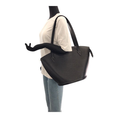 Louis Vuitton Epi Saint Jacques Black Leather Tote Shoulder Bag