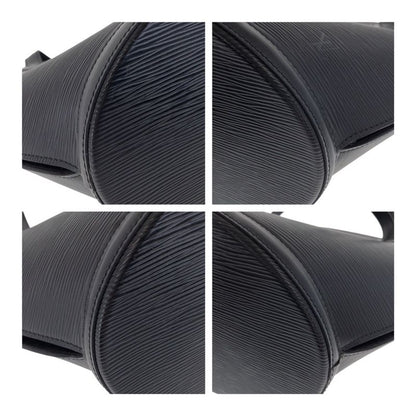 Louis Vuitton Epi Saint Jacques Black Leather Tote Shoulder Bag