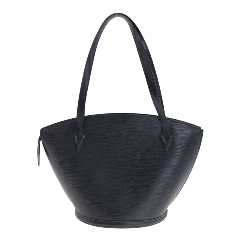 Louis Vuitton Epi Saint Jacques Black Leather Tote Shoulder Bag