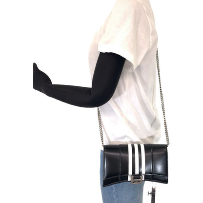 Balenciaga Adidas Collaboration Hourglass Leather Shoulder Bag