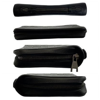 Louis Vuitton Damier Infini Zippy XL Onyx Black Leather Wallet Organizer