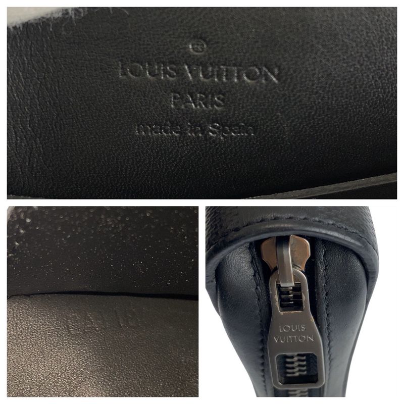 Louis Vuitton Damier Infini Zippy XL Onyx Black Leather Wallet Organizer
