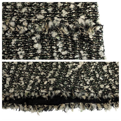 Chanel Tweed CC Logo 36 Multicolor Rayon Polyamide Silk Skirt
