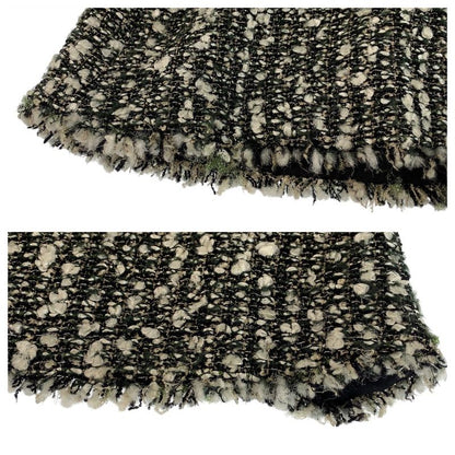 Chanel Tweed CC Logo 36 Multicolor Rayon Polyamide Silk Skirt