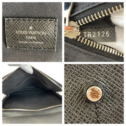 Louis Vuitton Taiga Grigori Ardoise Black Silver Backpack
