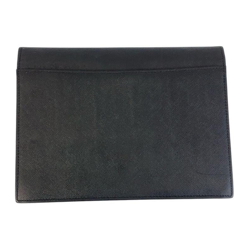 Saint Laurent Yves Vintage YSL Black Leather Clutch