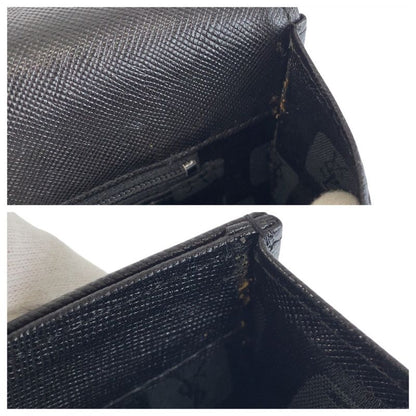 Saint Laurent Yves Vintage YSL Black Leather Clutch