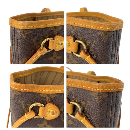 Louis Vuitton Monogram Neverfull PM Brown Gold Tote