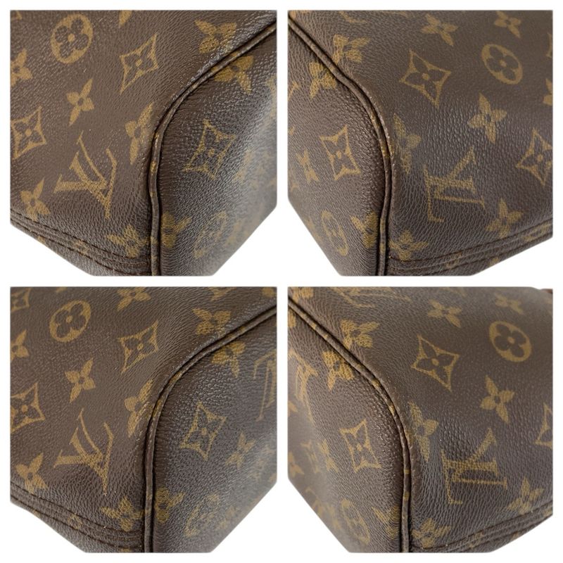 Louis Vuitton Monogram Neverfull PM Brown Gold Tote