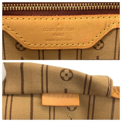 Louis Vuitton Monogram Neverfull PM Brown Gold Tote