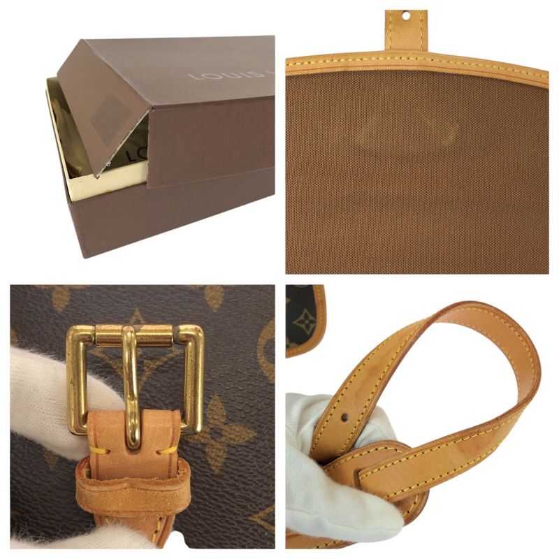 Louis Vuitton Monogram Sologne Brown Leather Shoulder Bag