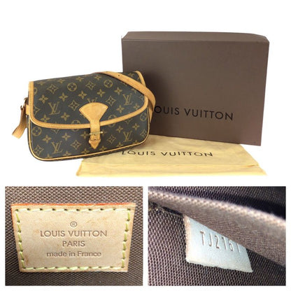 Louis Vuitton Monogram Sologne Brown Leather Shoulder Bag