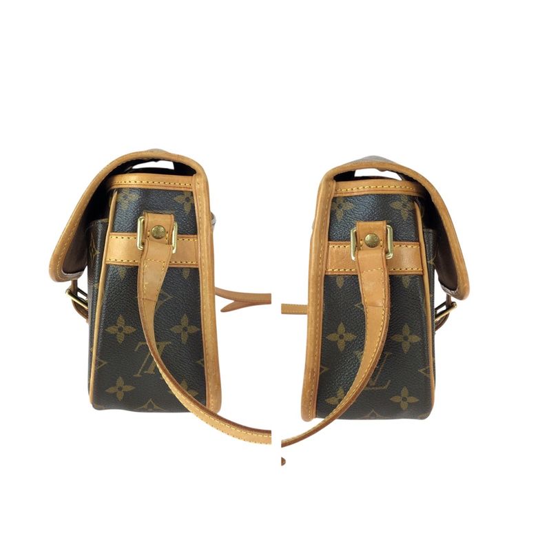 Louis Vuitton Monogram Sologne Brown Leather Shoulder Bag