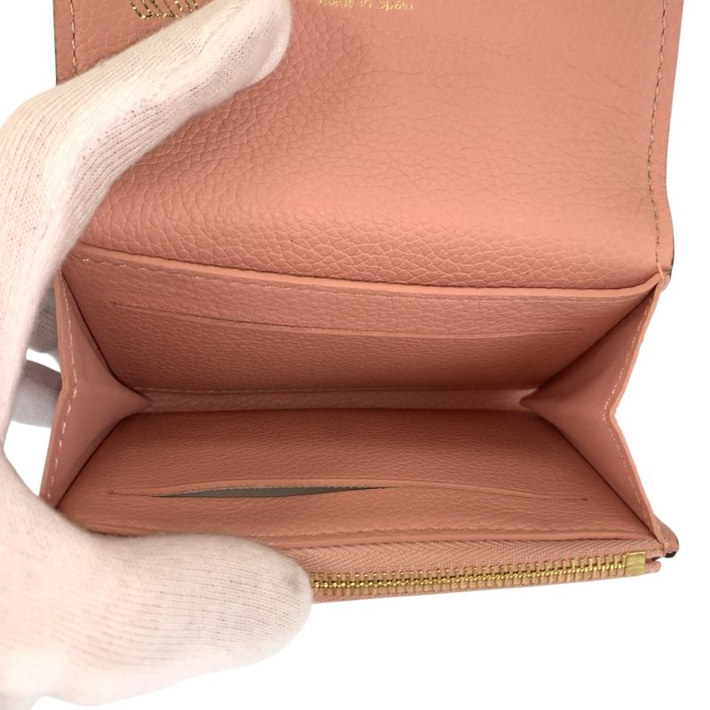 Louis Vuitton Empreinte Porte-Monnaie Rosalie Rose Poodle Compact Wallet