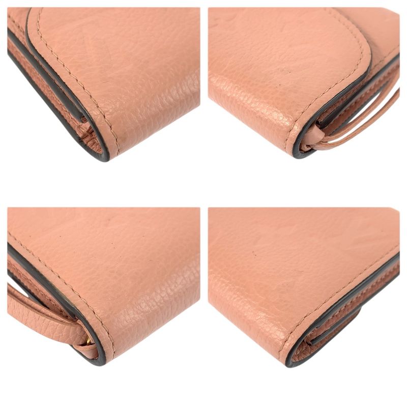 Louis Vuitton Empreinte Porte-Monnaie Rosalie Rose Poodle Compact Wallet