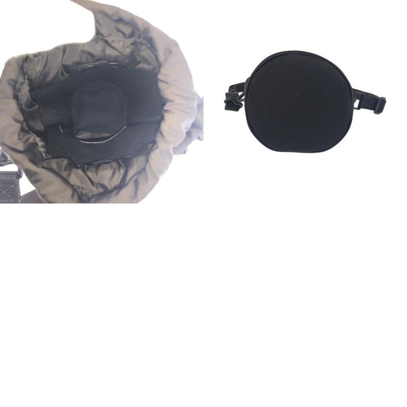 Balenciaga Black Canvas Shoulder Bag Drink Holder Bottle
