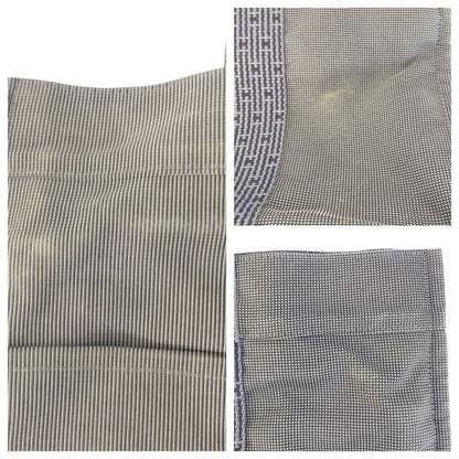 Hermes Her Line MM Gray Silver Canvas Tote