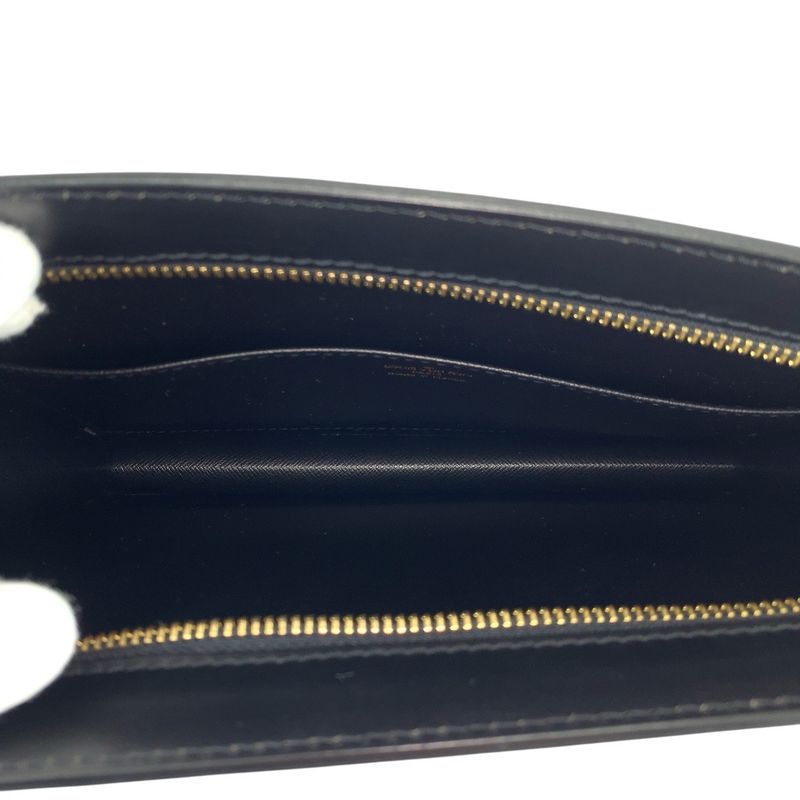 Louis Vuitton Epi Pochette Homme Second Black Gold Leather Clutch