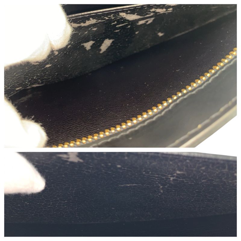Louis Vuitton Epi Pochette Homme Second Black Gold Leather Clutch