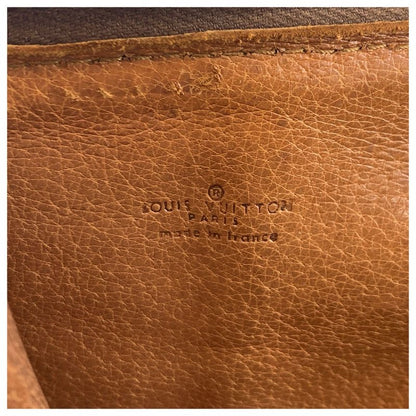 Louis Vuitton Monogram Posh Document Case Brown Clutch