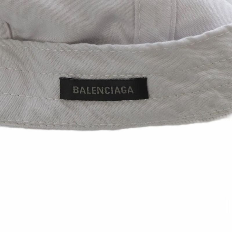 Balenciaga Political Stencil Hat Baseball Cap L White