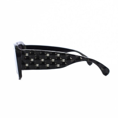 Chanel Sunglasses CC Logo Temple Square Lens Black KH Eyewear