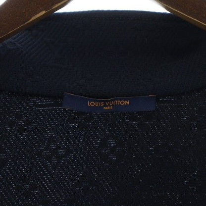 Louis Vuitton Monogram Jacquard Full Zip Track Over Jacket Xhm L Navy