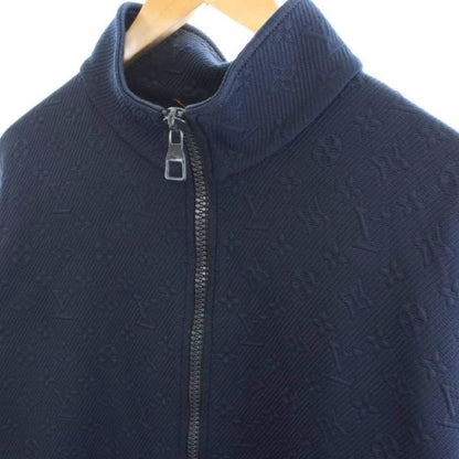 Louis Vuitton Monogram Jacquard Full Zip Track Over Jacket Xhm L Navy