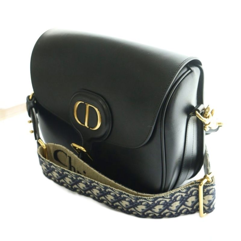 Dior Bobby Box Calfskin Large Bag Shoulder Black