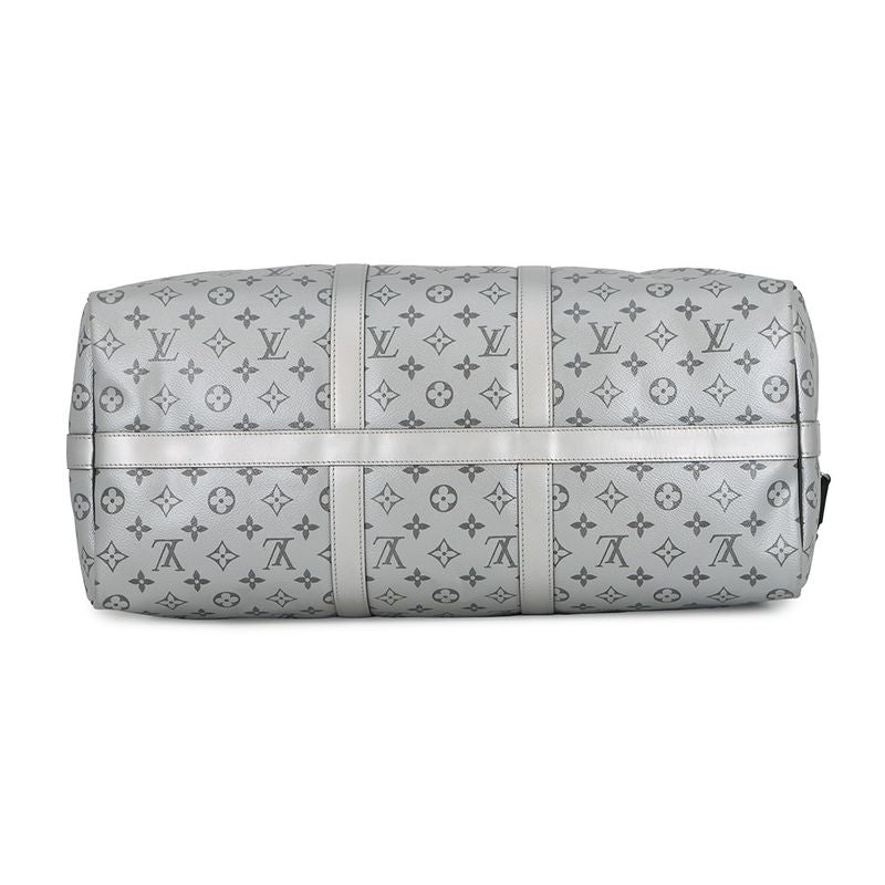 Louis Vuitton Boston Bag Monogram Eclipse Split Keepall Bandouliere 50 2-Way