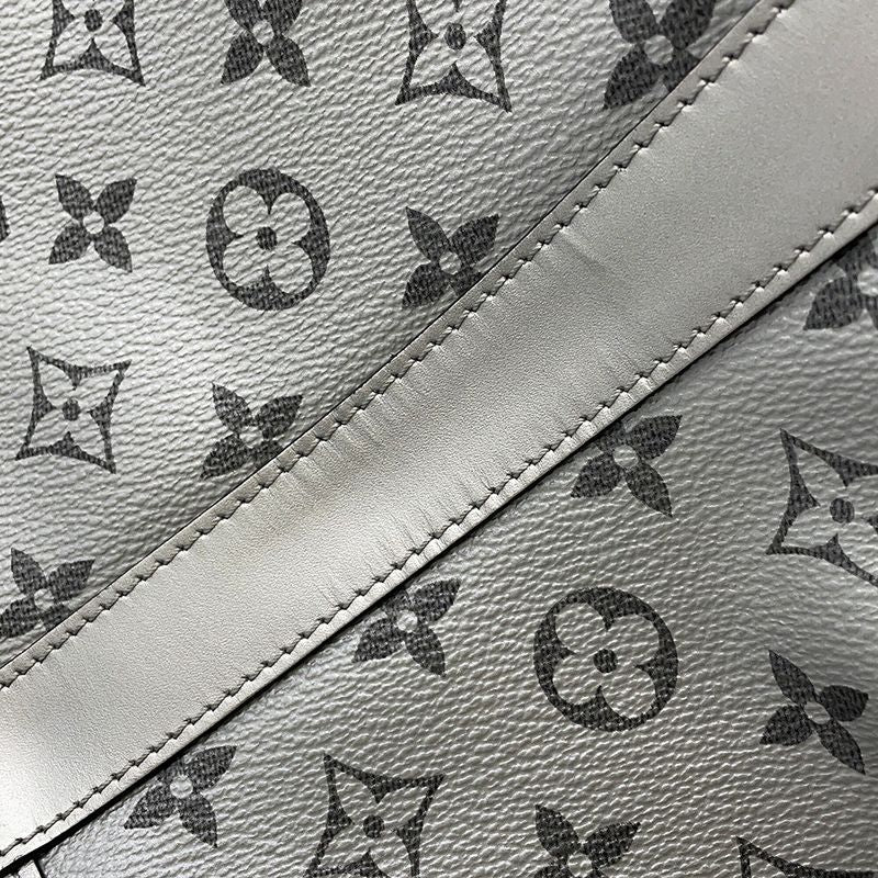 Louis Vuitton Boston Bag Monogram Eclipse Split Keepall Bandouliere 50 2-Way