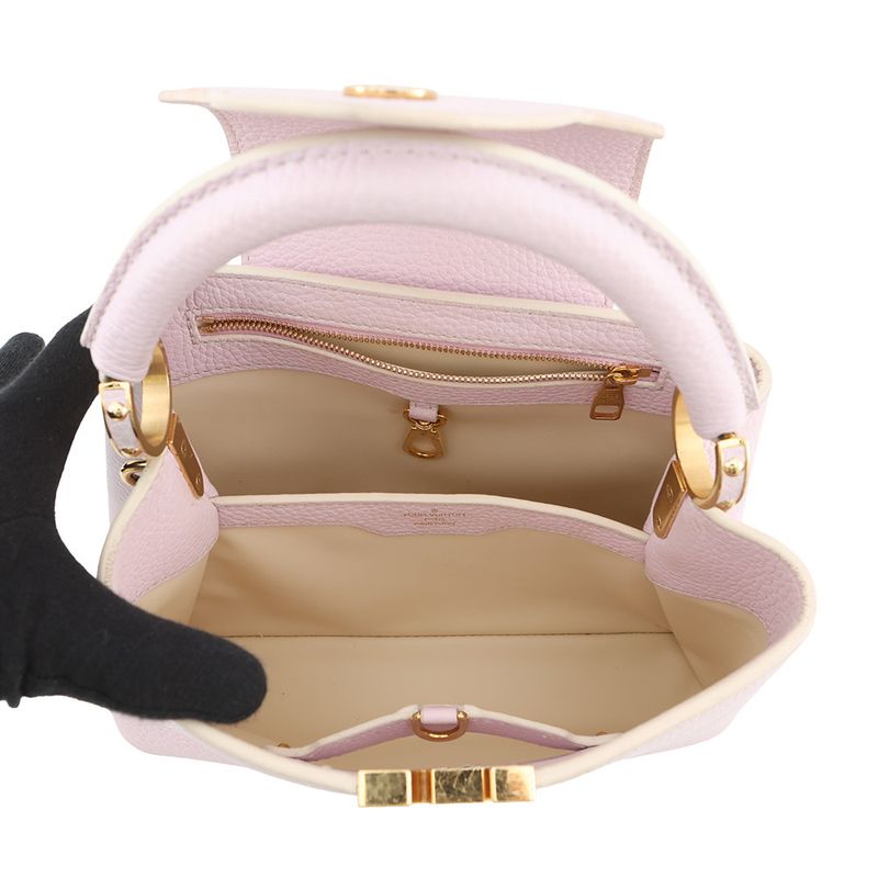 Louis Vuitton Handbag Taurillon Leather Capucines BB Bag 2-Way