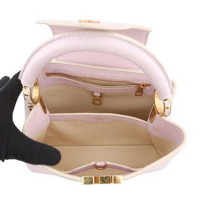 Louis Vuitton Handbag Taurillon Leather Capucines BB Bag 2-Way