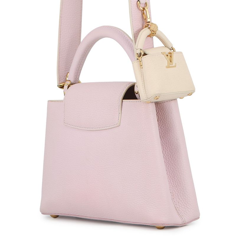 Louis Vuitton Handbag Taurillon Leather Capucines BB Bag 2-Way