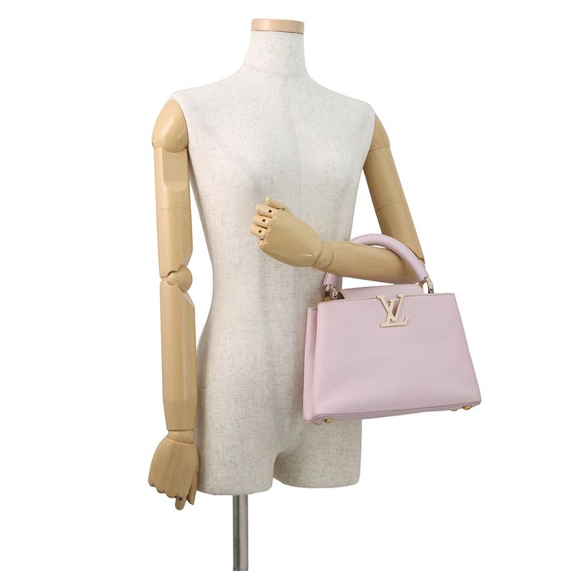 Louis Vuitton Handbag Taurillon Leather Capucines BB Bag 2-Way