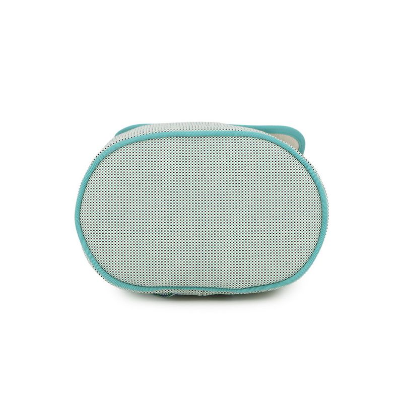 Hermes Backpack les Cabanes Embroidery Tricolor
