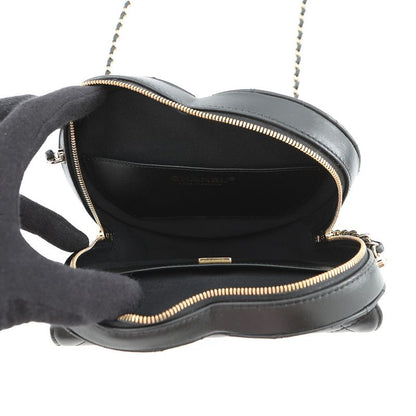 Chanel Chain Shoulder Bag Quilted Heart