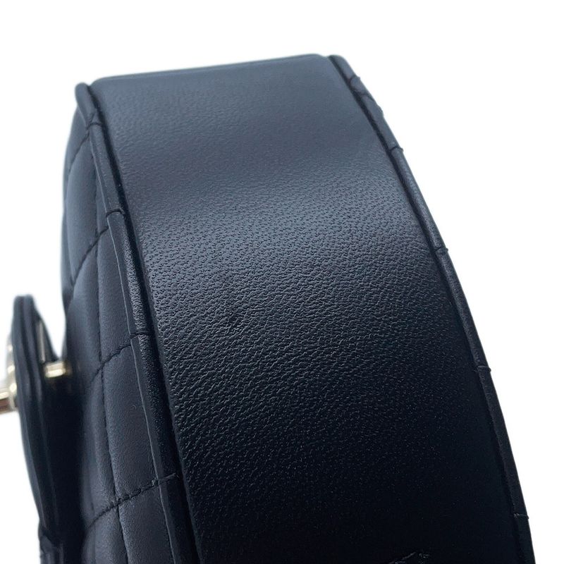 Chanel Chain Shoulder Bag Quilted Heart