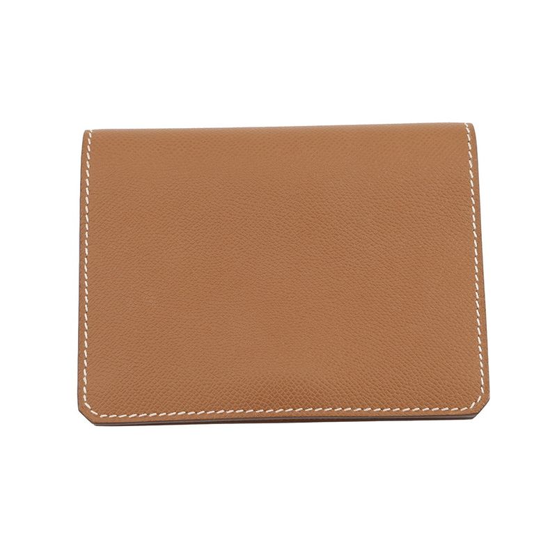 Hermes Card Case Medallion Gold Vo Madame