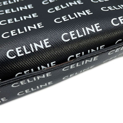 Celine Tote Small Vertical Cabas Logo All Over Pattern 2-Way Black