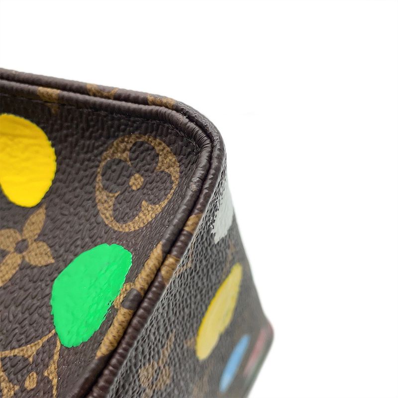 Louis Vuitton Handbag Monogram Painted Dot LV YK on the Go PM 2-Way Shoulder