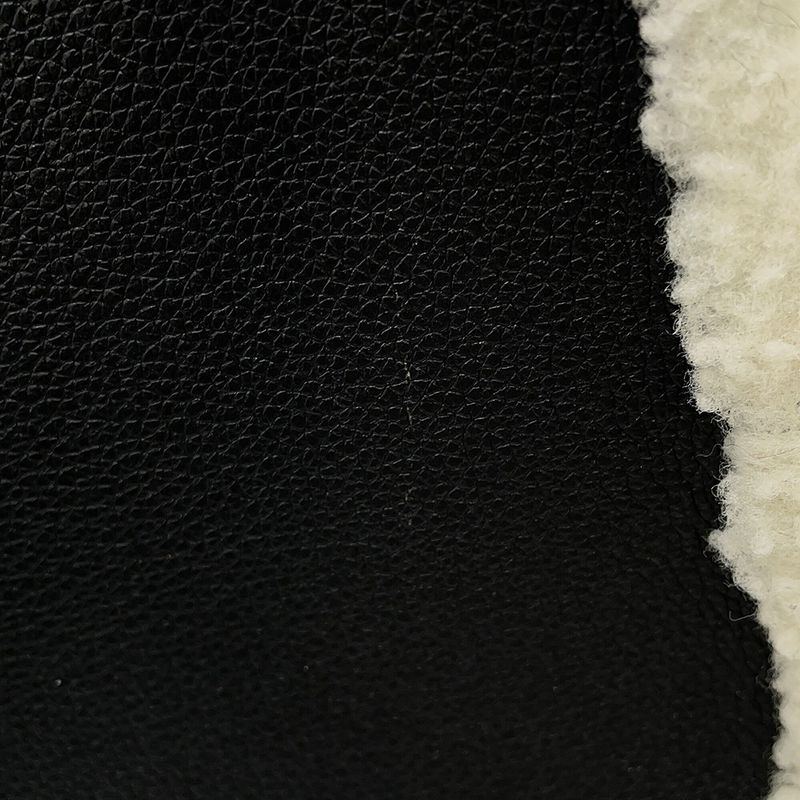 Louis Vuitton Handbag Shearling Calf Leather on My Side MM 2-Way Black