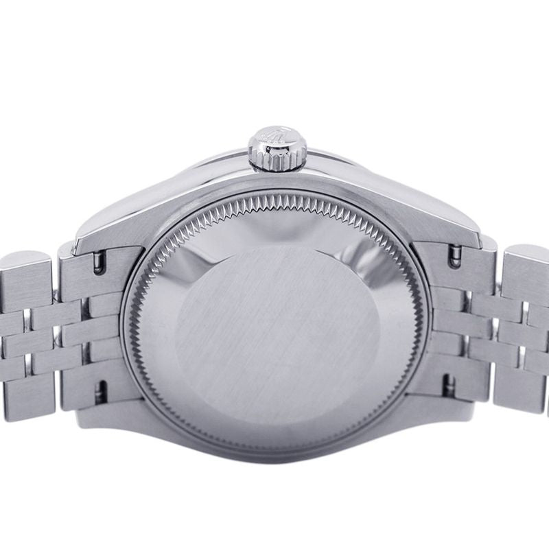 Rolex Datejust 31 SS 18k White Gold Roulette Watch Bright Blue Dial